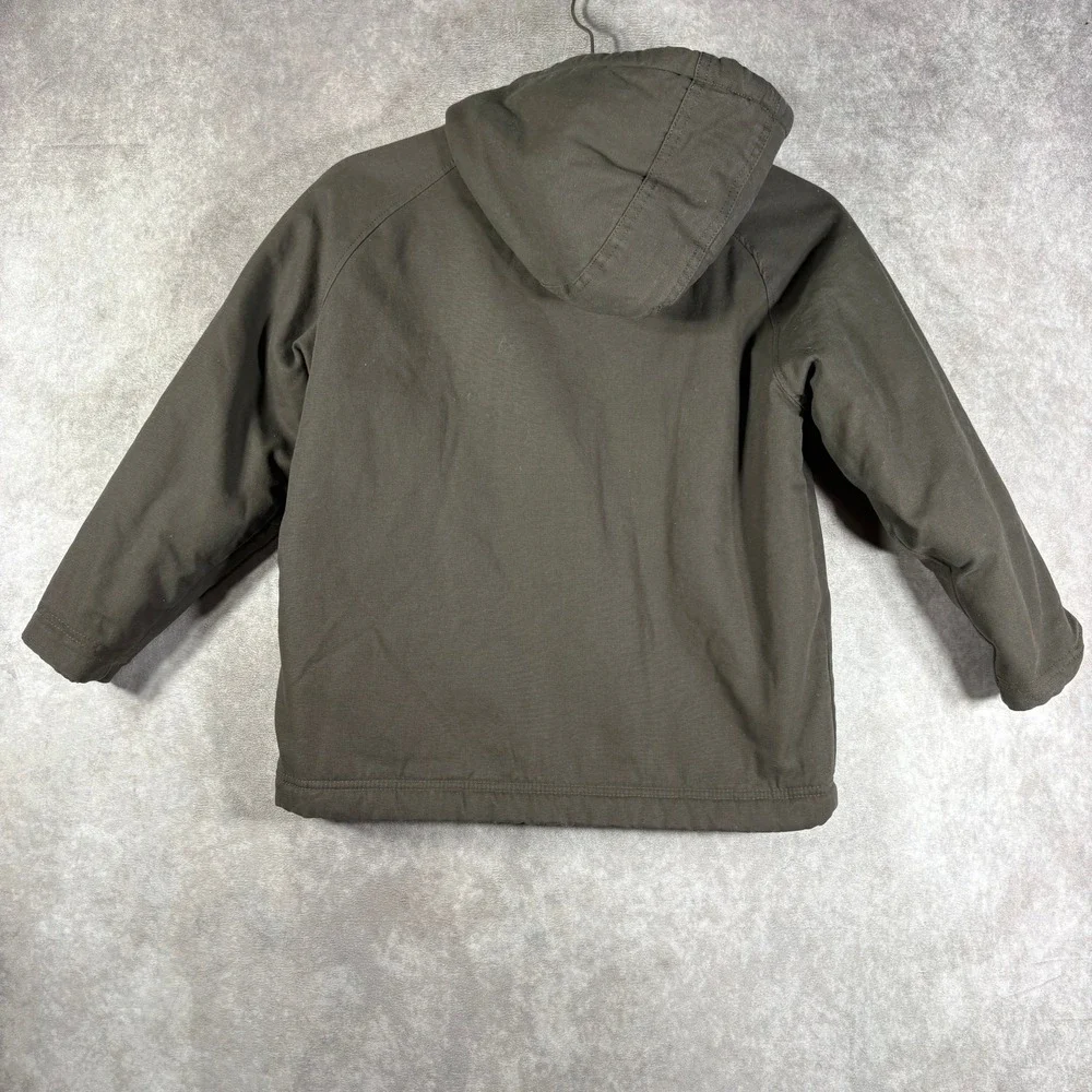 Walls Tough‎ Wear Sherpa Lined Jacket Hood Camo Boys M 8-10 Zip-Kids Grow System
